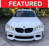 White 2017 BMW M2 F87 manual coupe low miles For Sale